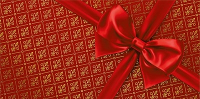 Конверт для денег, Без надписи, Красный