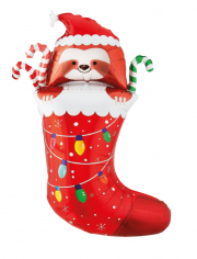 Шар Мини-фигура Новогодний носок (в упаковке)